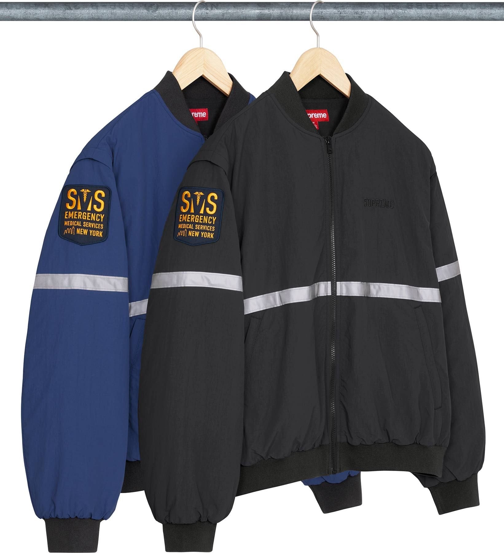 Zip-Off Sleeve Reflective Stripe Jacket